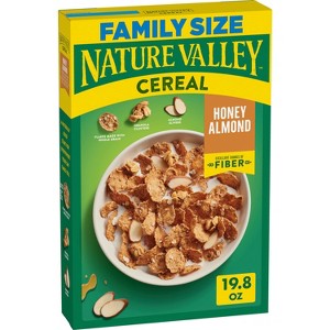 Nature Valley Honey Almond Family Size Breakfast Cereal - 19.8oz - 1 of 4