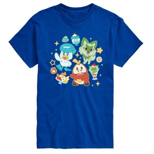Men's - Pokémon - Sprig Fuec Quax Cafe Short Sleeve Graphic T-Shirt - 1 of 4