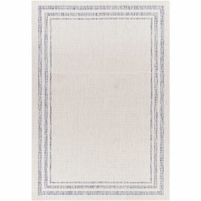 Hauteloom Teja Cream & Blue Area Rug