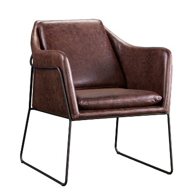 target leather chair