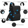 Paaaawaters Sling Bag Backpack, 13.3'' 14.1'' Laptop Bag Crossbody Shoulder Chest Backpacks Travel Outdoors - 4 of 4