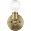 Livex Lighting Lansdale 1 - Light Vanity in  Antique Brass - 4 of 4