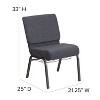 Emma and Oliver 21"W Church/Reception Guest Chair with Communion Cup Book Rack - 4 of 4