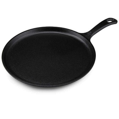 Westinghouse Cast Iron Seasoned Round Griddle, 10.5-Inch