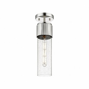 Bolivar - 1 Light Flush Mount In Industrial Style-15.25 Inches Tall and 4 Inches Wide - 1 of 1