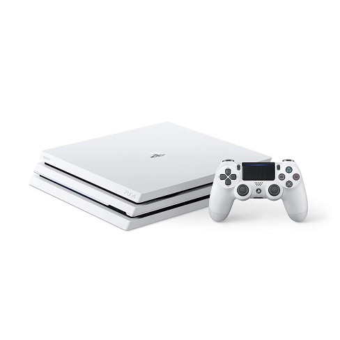 Sony Playstation 4 Pro Gaming Console 1tb White With Wireless Controller  Manufacturer Refurbished : Target