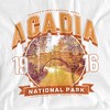 Acadia National Park Classic Adult T-Shirt White - 2 of 4