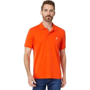 U.S. Polo Assn. Men's Slim Fit Interlock Polo Shirt - 1 of 3