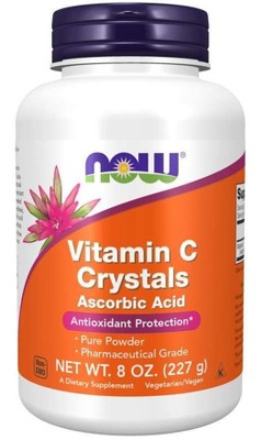 Vitamin C Crystals (Ascorbic Acid) by Now Foods  -  8 oz Powder