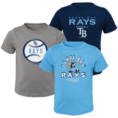 Youth Tampa Bay Rays Cream Hardball T-Shirt