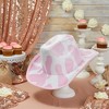 Zodaca Cowboy Hat for Women, Men - Light Pink Cowgirl Hat with Cow Print Design for Birthday Party, Costume (Adult Size) - 3 of 4