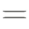 INFURNIC Decorative Wall Shelf Floating Shelf for Modern Office Living Room or Bedroom Display Easy Installation, Grey, 47.3"*9.8"*1.5" - 3 of 4