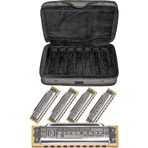 Hohner CASE OF BLUES Harmonica 5-Pack - 1 of 4