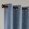 Awesome Home  Linen Texture Blackout Grommet Curtains Pair(2 Panels) - 4 of 4