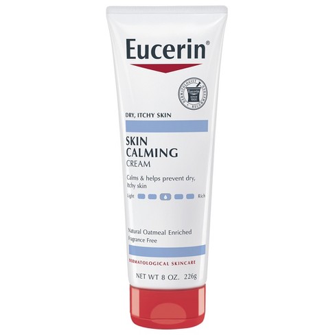 Unscented Eucerin Natural Oatmeal Enriched Calming Creme - 8oz : Target