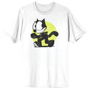 Felix Imma Head Out Adult White Crew Neck Short Sleeve T-shirt - 1 of 3