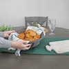AuldHome Design Gray Farmhouse Bread Baskets, 2pk; Rustic Woven Wicker Round Basket for Kitchen, Home and Storage - 4 of 4