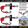 SNAP-LOC 1 in x 8 ft S-Hook Ratchet Strap Tie-Down 2,500 lb 2-Pack - 2 of 4