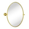 TEHOME Luecinda Pivot Oval Metal Framed Wall Mounted Bathroom Vanity Mirror - 2 of 4