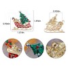 Anna-Kaci Holiday Christmas Multicolor Rhinestone Ornaments Crystal Xmas Brooch Pin - 2 of 4