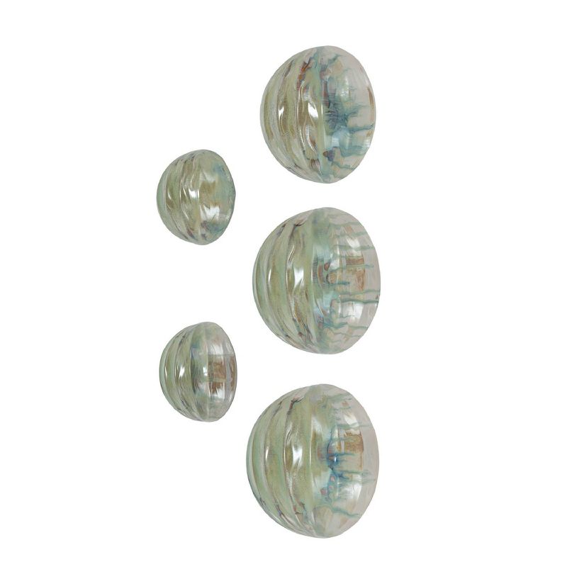 Set of 5 Wall Bubble Decors Green - A&#38;B Home, 1 of 6