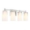 Savoy House Caldwell 4 - Light Vanity in  Satin Nickel - 4 of 4