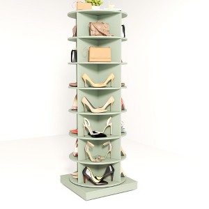 NicBex 360 Rotating Shoe Cabinet 6-Tier Organizer Spinning Shoe Rack Holds Up to 24 Pairs of Shoes for Entryway,Hallway - 1 of 4