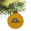 New Haven Secondary Logo Mini Small Tiny Wood Christmas Tree Holiday Ornament - 3 of 4