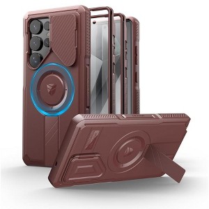 Dexnor for Samsung Galaxy S25 Ultra Case with Camera Cover & Adjustable Kickstand & Built-in Screen Protector, Magnetic Cover (2025) - 1 of 1