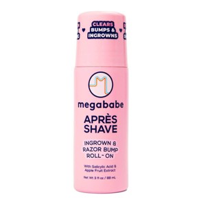 Megababe Après Shave Ingrown Hair & Razor Bump Roll-On Solution - 3 fl oz - 1 of 4