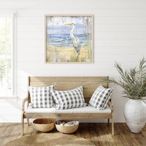 Amanti Art Birds of the Coast Rustic II by Tara Reed Framed Wall Art Print - 1 of 4