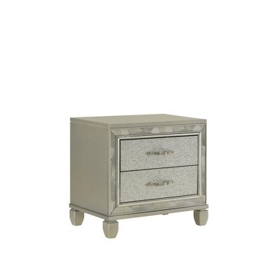 New Classic Furniture,Radiance Nightstand-Silver
