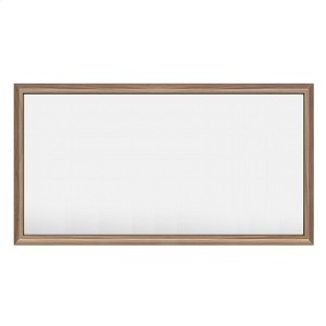 Apmir High-Strength Tempered Glass and Aluminum Alloy Framed French Cleat Mounted Wall Decor Mirror in matte black with 5-Year Warranty - 1 of 4