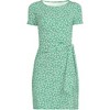 Lands' End Women's Short Sleeve Cotton Modal Wrap Mini Dress - 3 of 3