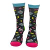 Crazy Dog T-Shirts Women's Vintage Made In The 90s Socks Funny Cool Old School Novelty Footwear - 3 of 4