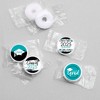 Big Dot of Happiness 2025 Teal Graduation Party Round Candy Sticker Favors - Labels Fits Chocolate Candy (1 Sheet of 108) - 3 of 4