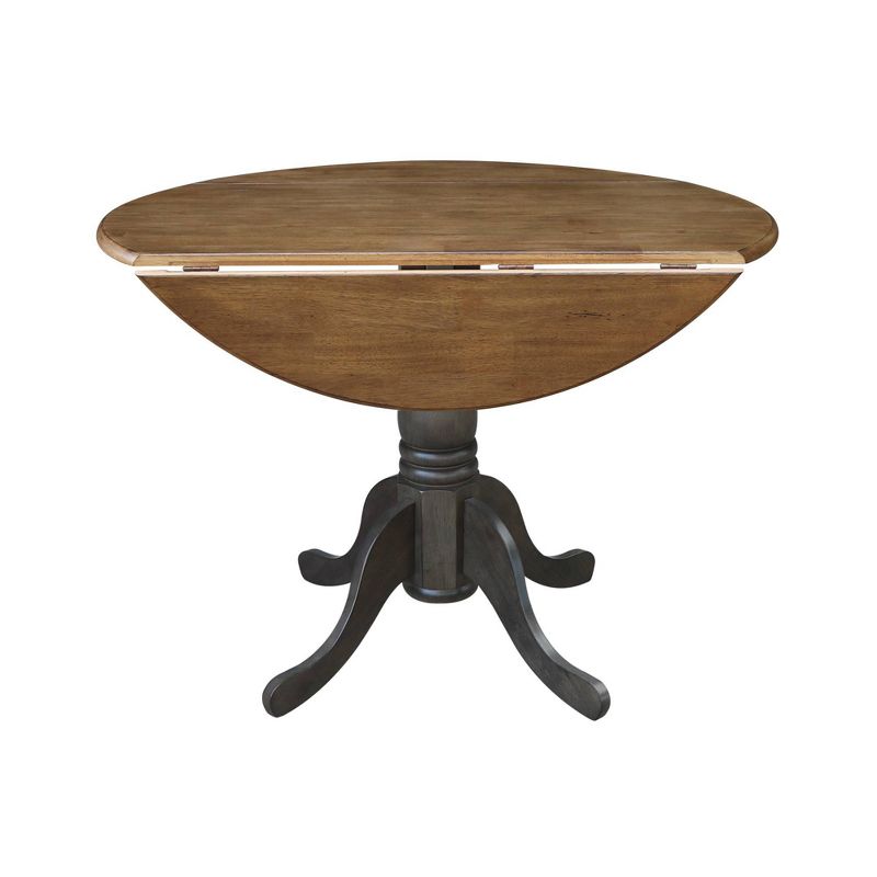 42" Mason Round Dual Drop Leaf Dining Table - International Concepts, 6 of 18