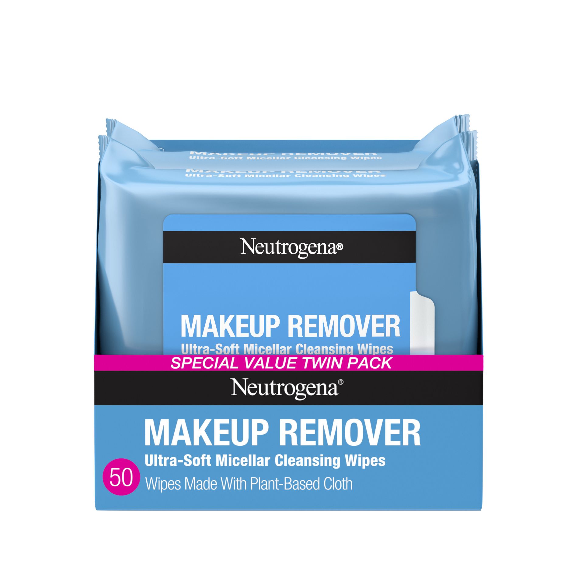 Neutrogena Facial Cleansing Makeup Remover - 50ct