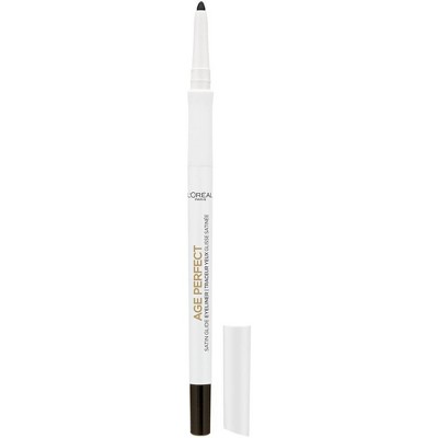 L'Oreal Paris Age Perfect Satin Glide Eyeliner with Mineral Pigments Black - 0.012oz