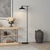 Hudson and Canal 68" Metal Floor Lamp with Metal Shade - 4 of 4