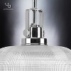 Urban Ambiance Luxury Luxe Industrial Pendant,  9-1/4"H x 10-1/2"W,  Polished Chrome Finish, UHP2049 - 4 of 4
