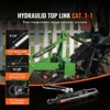 VEVOR Hydraulic Top Link Cat.1-1 (8-1/4 in, 18-1/8~26-3/8 in ), Hydraulic Cylinder with 2 Hoses & G3/8" Check Valve - 3 of 4