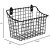 Vintage Living® Cabinet & Wall Mount Basket - Large - 2 of 3