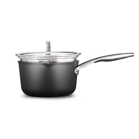 Calphalon Premier With Mineralshield Nonstick 3.5qt Space-saving Sauce Pan With Lid : Target