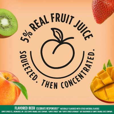 Simply Spiked Peach Variety Pack - 12pk/12 fl oz Cans
