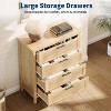 Coucheta 31.5 '' Wide 4-Drawer Dresser for Bedroom, Engineered Wood Storage Chest with Smooth Gliding Drawers, Clothes Organizer - 3 of 4