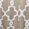 108"x84" Ironwork Sateen Woven Room Darkening Blackout Grommet Top Curtain Panel Patio - Exclusive Hom - 2 of 4