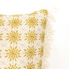 18" x 18" Rae Boho Floral Mustard Decorative Indoor/Outdoor Accent Throw Pillow - 3 of 4