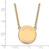 Black Bow Jewelry 14k Yellow Gold Plated Sterling Silver Delta Gamma Greek Life Necklace 18 Inch - 2 of 4