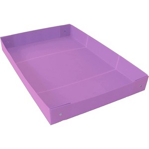 Midlee Guinea Pig Corrugated Plastic Cage Liners - 2 x 3 Panel Size - Purple - 1 of 4